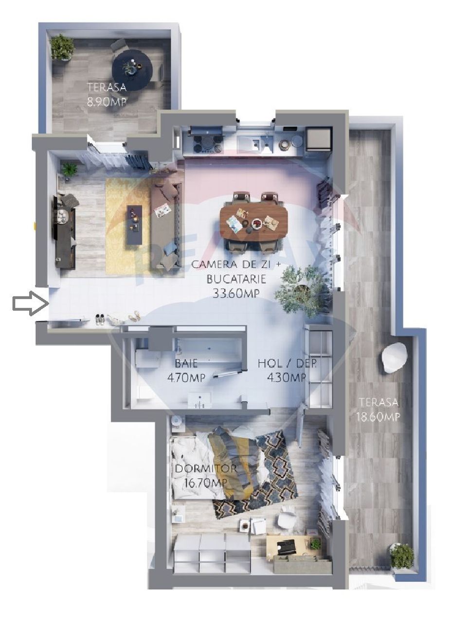 2 room Apartment for rent, Bartolomeu area