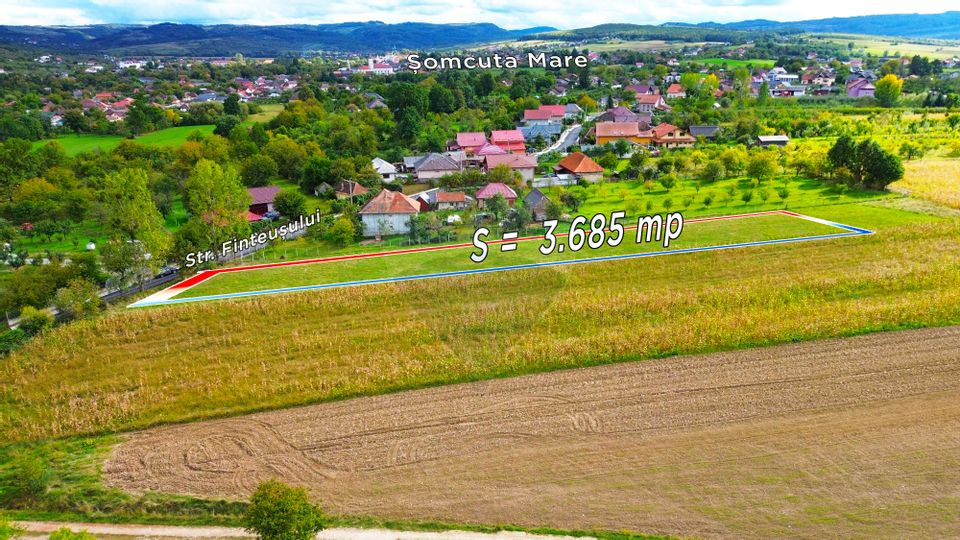 Teren 3,685mp Somcuta Mare / Strada Mocirii