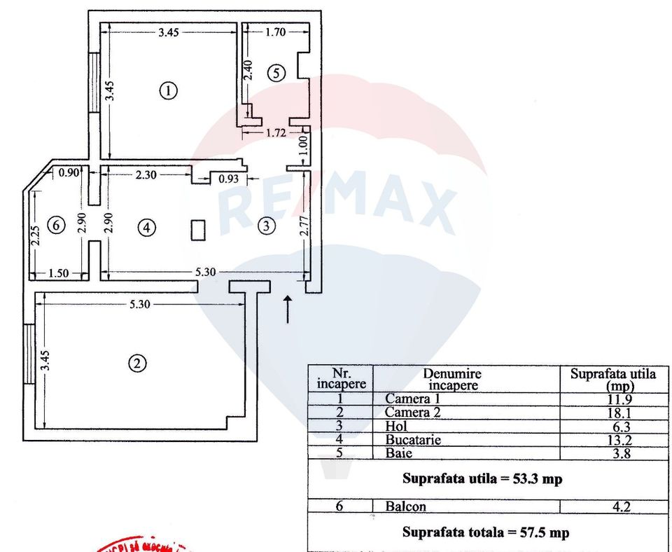 2 room Apartment for rent, Gara area