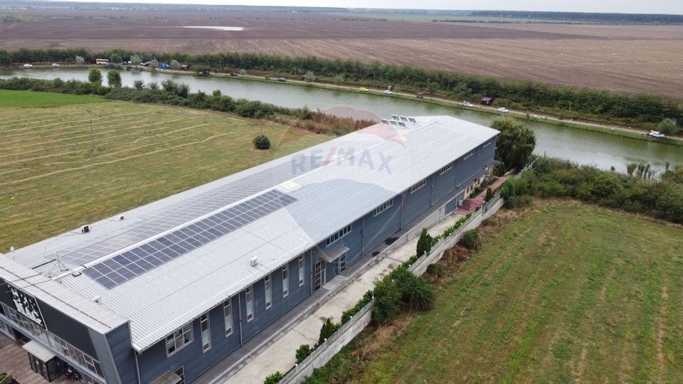Spațiu industrial, hala, depozit logistic showroom si birouri premium