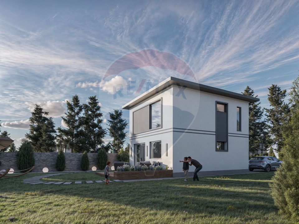 VILA ZEN - Casa individuala, noua, trei camere si teren de 430mp