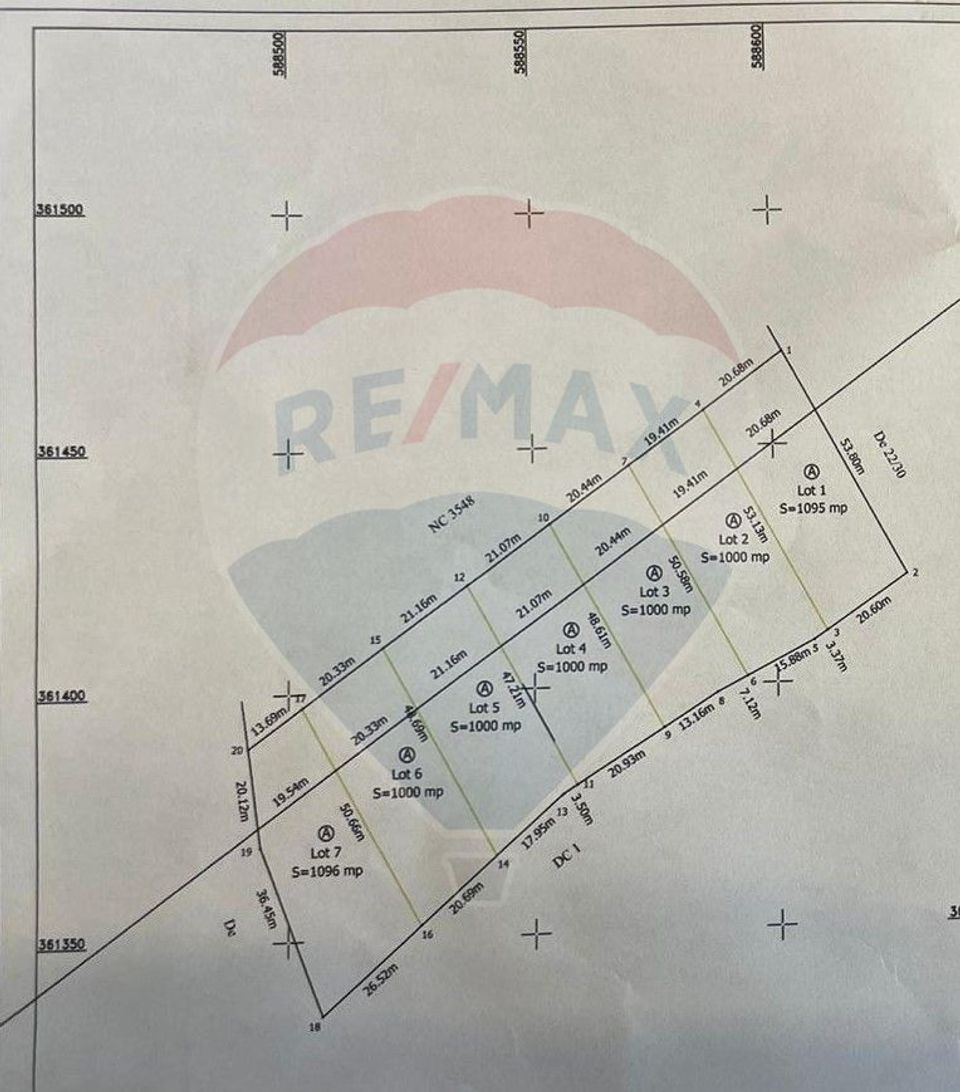 Land plots 1,000sqm Ciolpani / Catunului Street near the forest