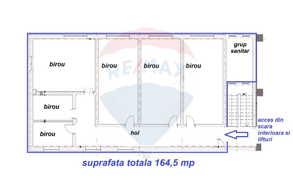 165sq.m Office Space for rent, Ultracentral area