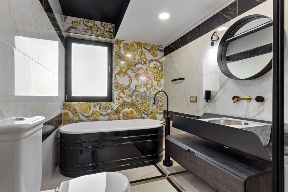 Penthouse unic pe două niveluri - saună și bucătărie exterioară