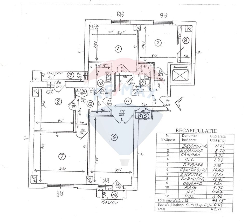 De inchiriat | Apartament 4 camere | Unirii | Fantani | Ultracentral