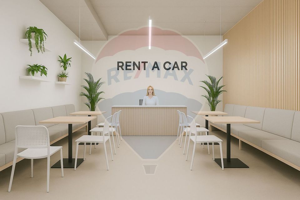 Spații comerciale, showroom, restaurant, de inchiriat, langa Aeroport