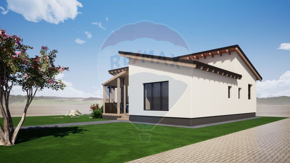 Teren Sacele- zona Kaufland, 500mp, cu proiect, AC, fundatie 150mp