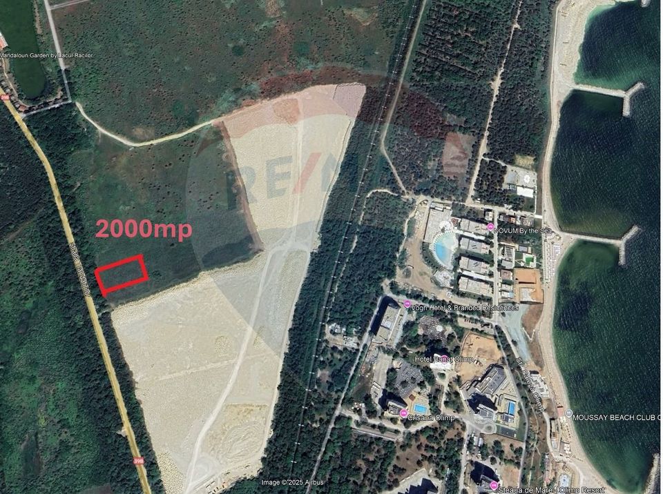 Teren de vanzare 2000mp Strada Trandafirilor Olimp Constanta
