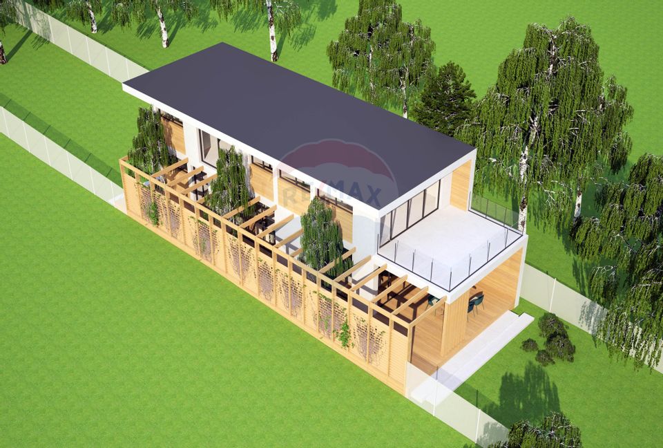 Built-up land 1000sqm for sale, Zmeul Crevedia Lake