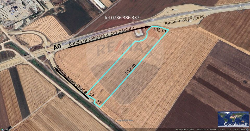 Land 41,526sqm Popesti-Leordeni / Strada Viitorului