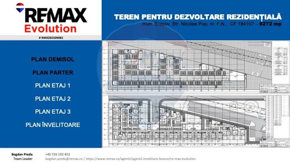 Teren pentru Dezvoltare Rezidențială – COMISION 0%