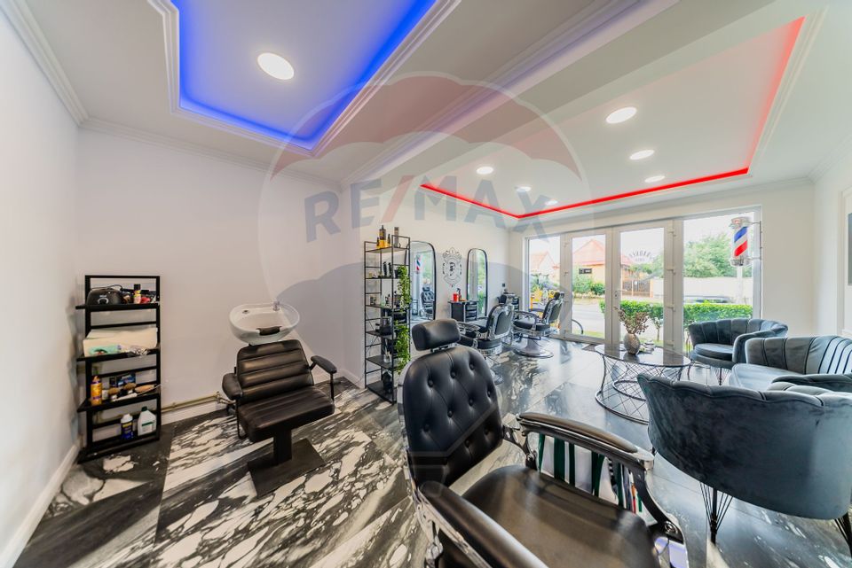 Barber shop complet echipat – funcțional imediat, Micalaca