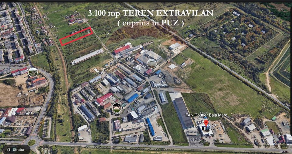 Land 3,100sqm Baia Mare / Bulevardul Unirii
