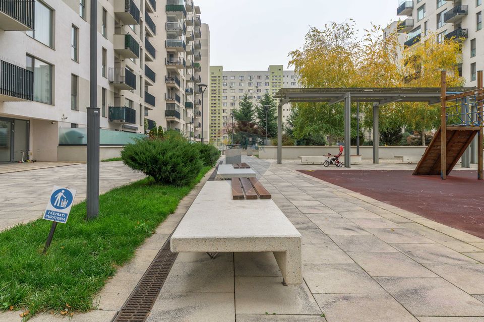 2 camere Città Nusco, Mobilat, utilat, terasă+balcon, centrală proprie