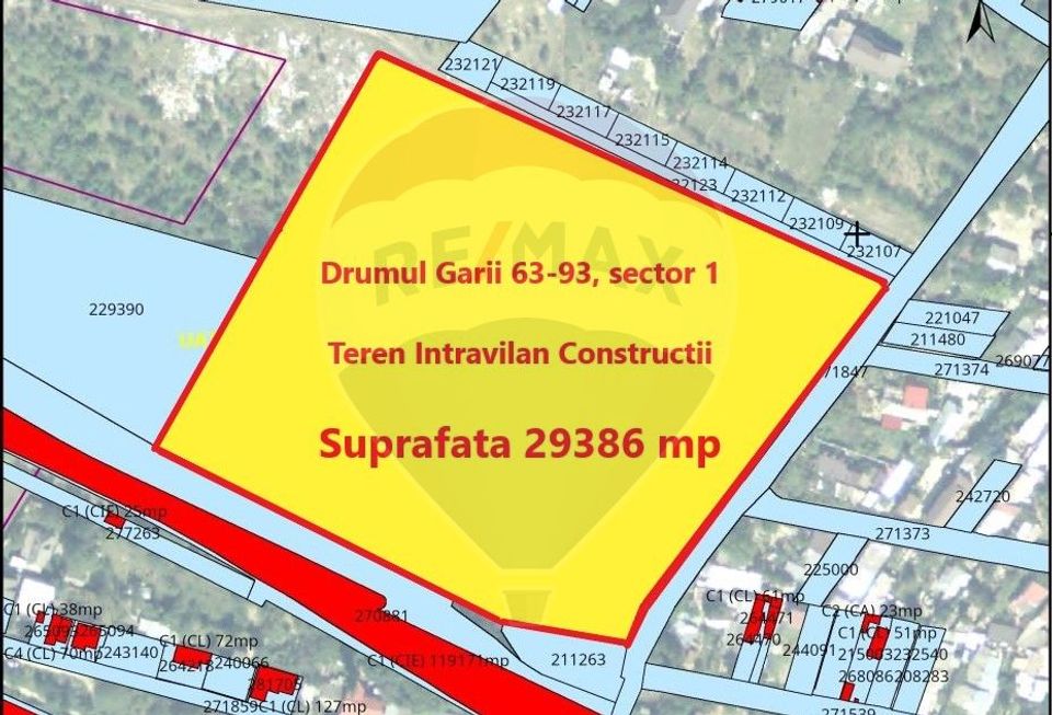 Land 29,386sqm Drumul Garii