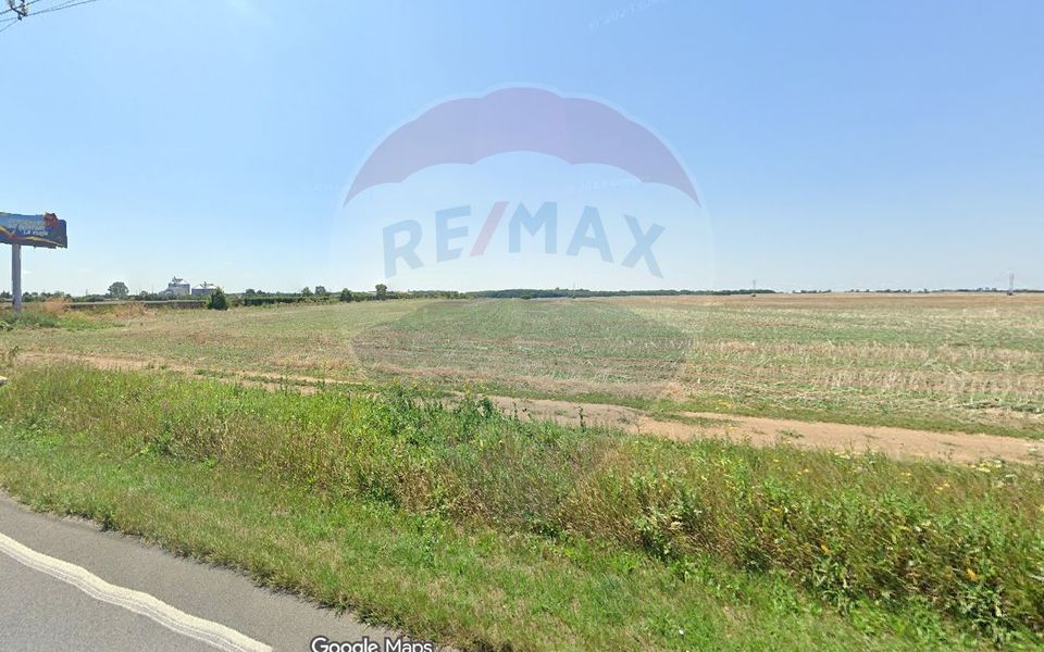 Teren de vanzare 17500 mp, Paulesti, deschidere 27 m la DN1,  Ploiesti