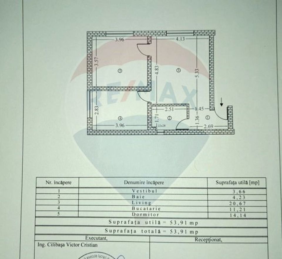 Vanzare 2 camere, Dobroesti, strada Doinei! Oferta pentru 1 luna!