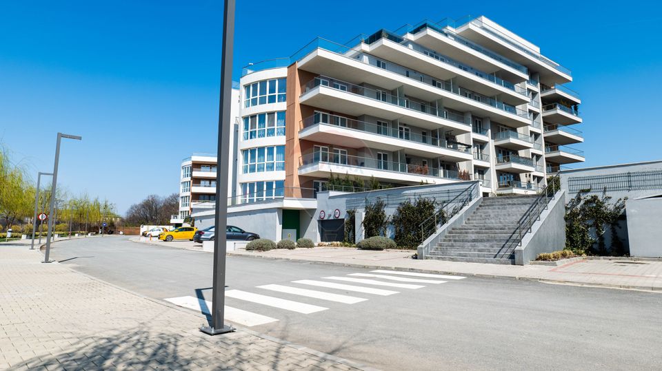 2 camere premium | TERASĂ 25 mp cu deck+vedere lac si pădure I parcare