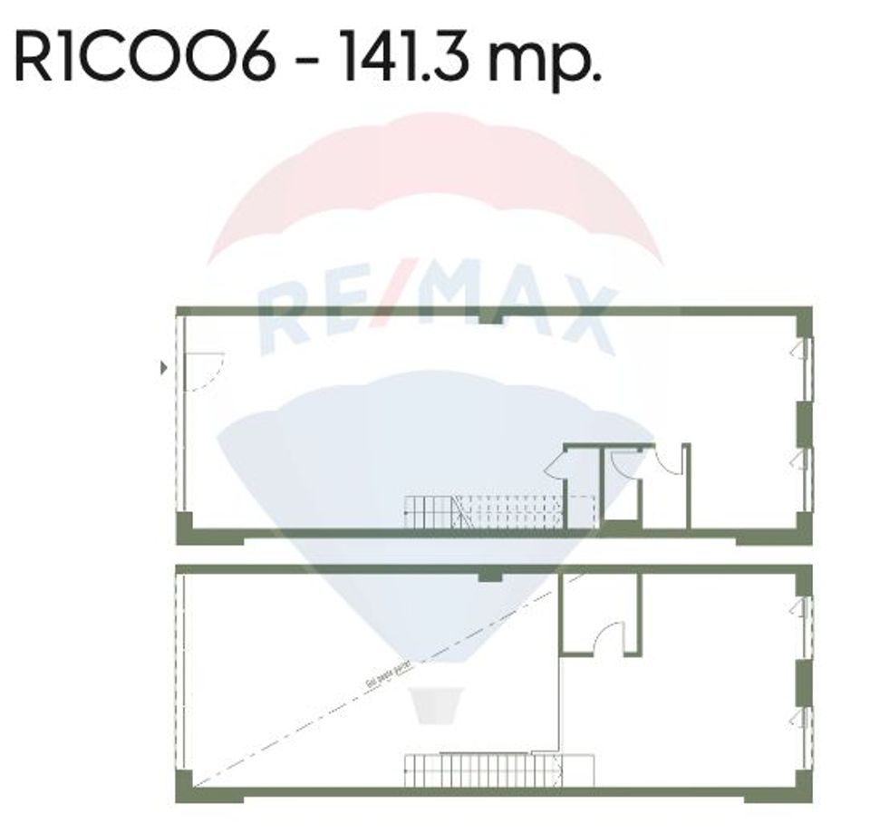 Spațiu comercial de vânzare  (141.3 mp) – Cluj-Napoca