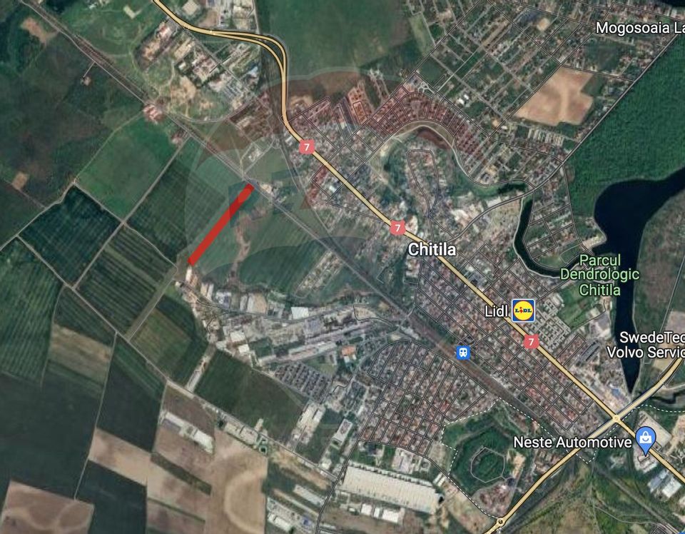 Built-up land 27,122sqm Chitila / INVESTMENT / OPPORTUNITY