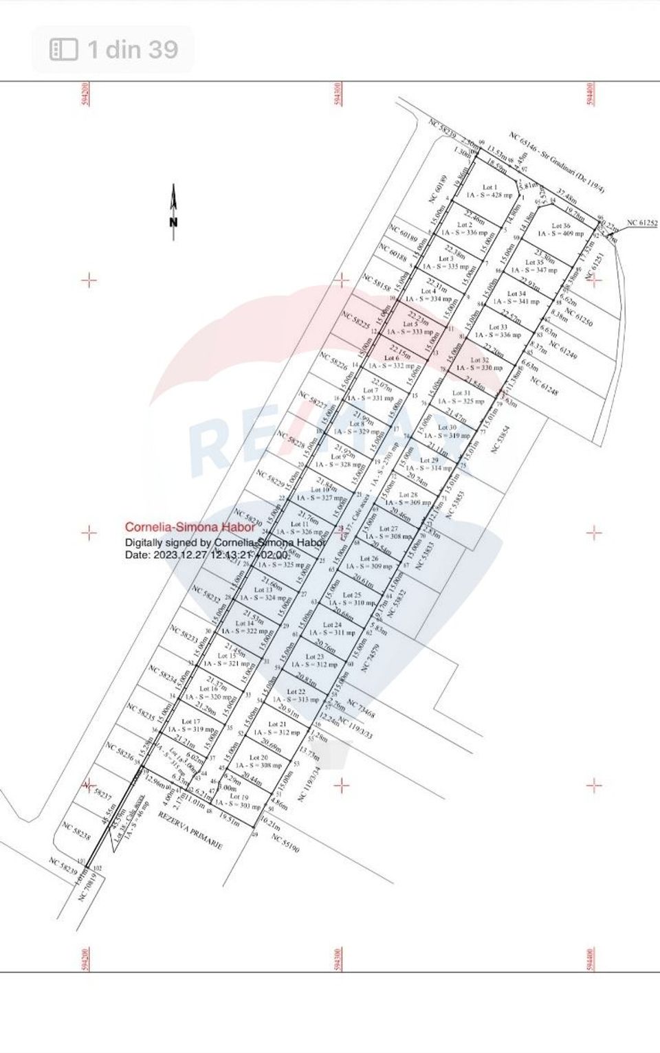 Land 319sqm with AC Berceni / Mamina