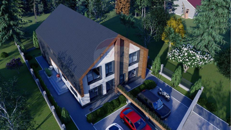 Casă / Vilă tip duplex NZEB, Eficiență energetică și confort, Bunloc