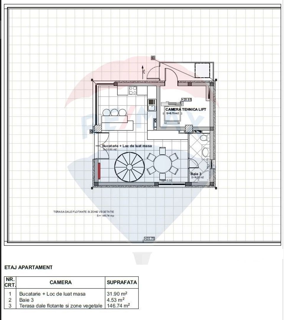 Apartament cu 3 camere de închiriat în zona Buna Ziua