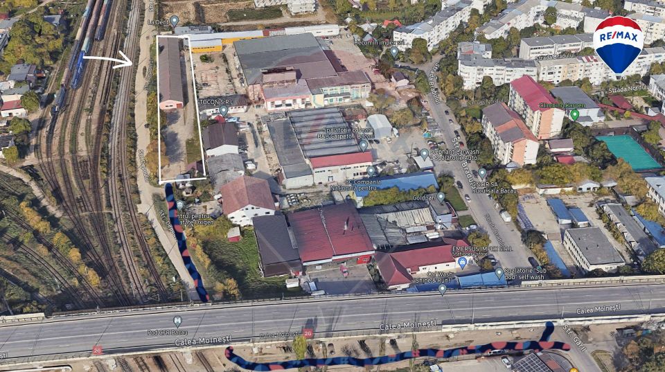 1,459sq.m Industrial Space for rent, George Bacovia area