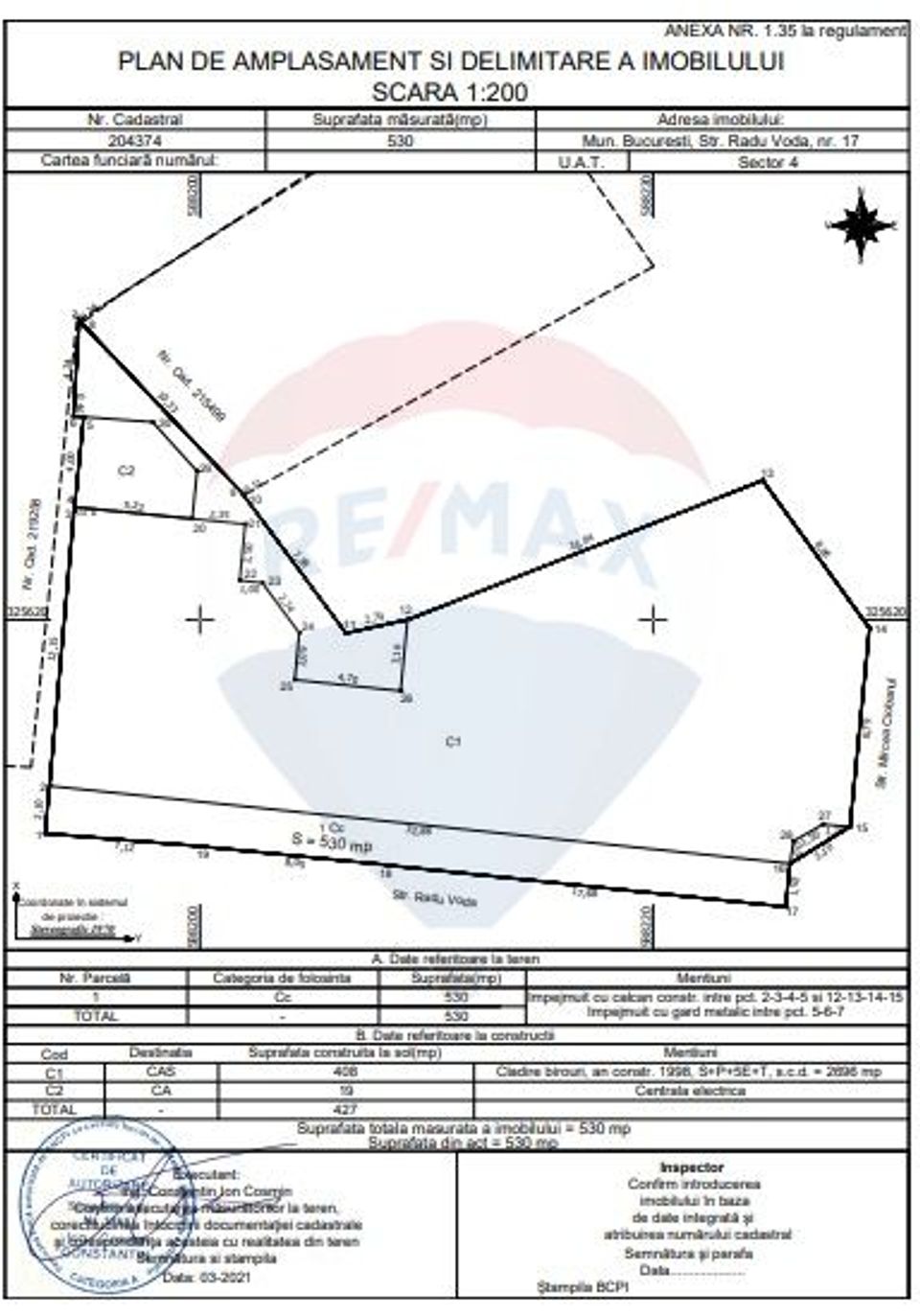 For sale in Unirii area - 1,650sqm office space