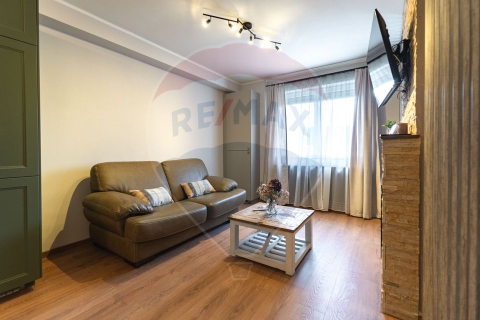 Studio de închiriat | 41,5 mp utili | Mobilat lux