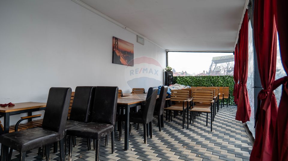 Vanzare restaurant cu  terasa si teren intravilan liber/ Salcuta-Titu
