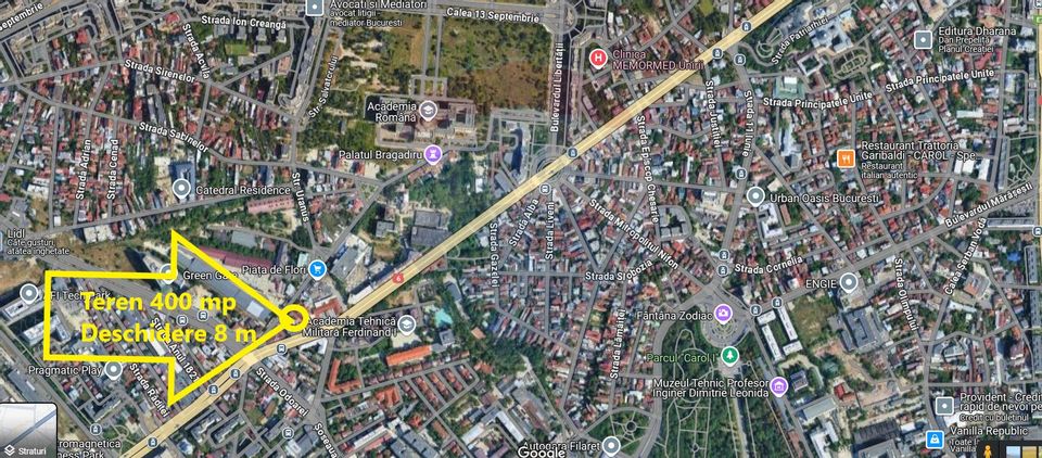 Teren Calea Rahovei 400 mp Piata George Cosbuc