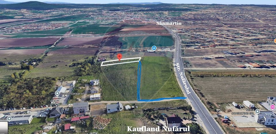 Teren 2464 mp proximitate cartier Nufărul, Oradea, de vânzare