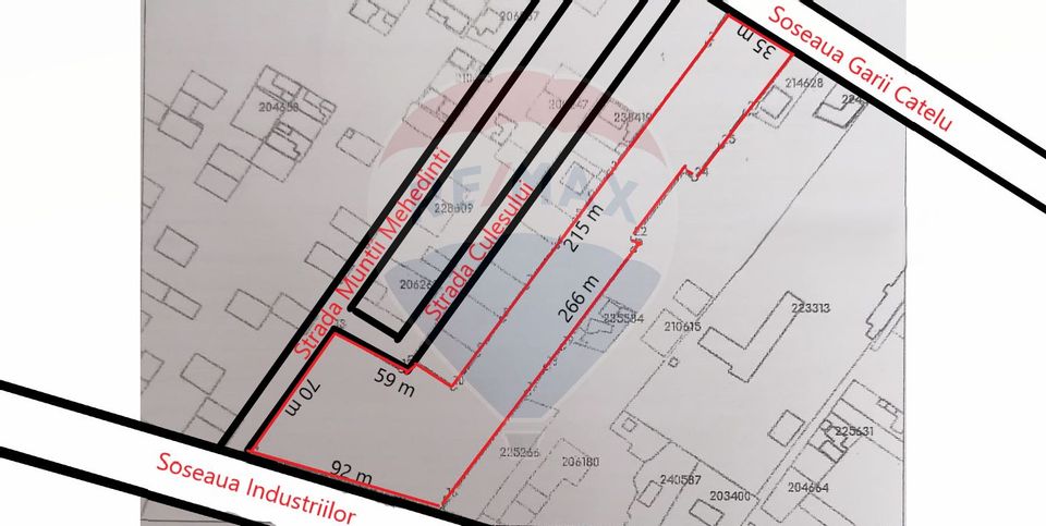 Land 360sqm Soseaua Garii Catelu