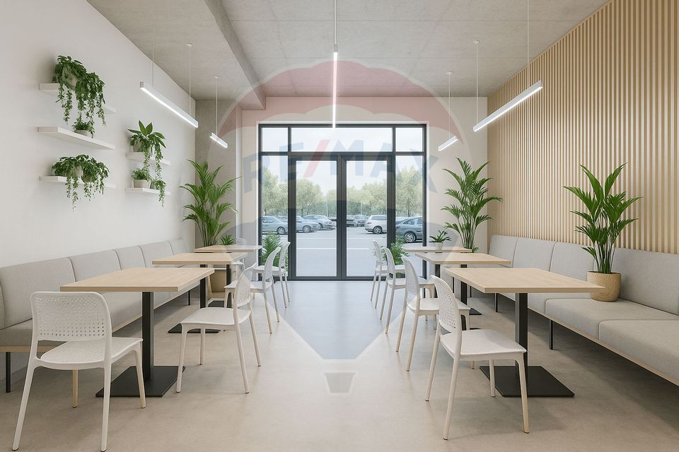 Spații comerciale, showroom, restaurant, de inchiriat, langa Aeroport