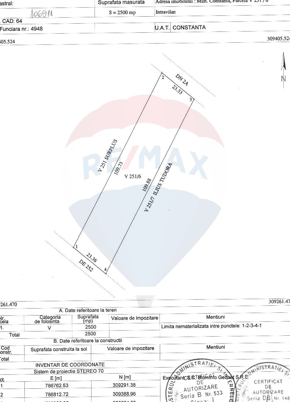 Land investment opportunity Ovidiu/Palazu Mare/Tomis Boulevard