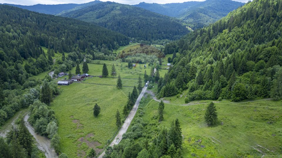 Fermă de vânzare, teren 21436 mp intravilan, Coșnea, Agăș