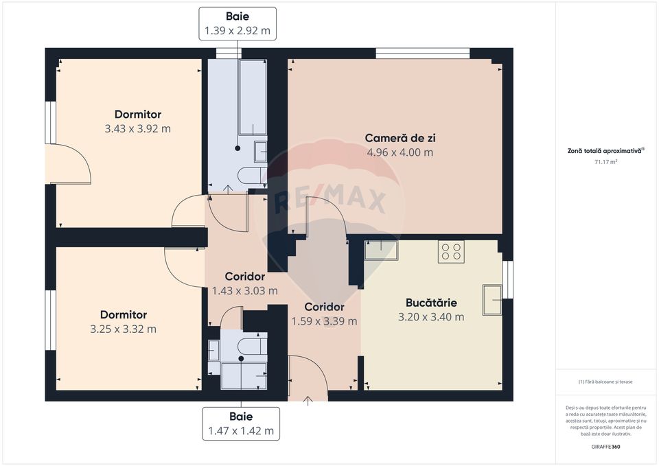 Apartament cu 3 camere de închiriat Cartier Vitan