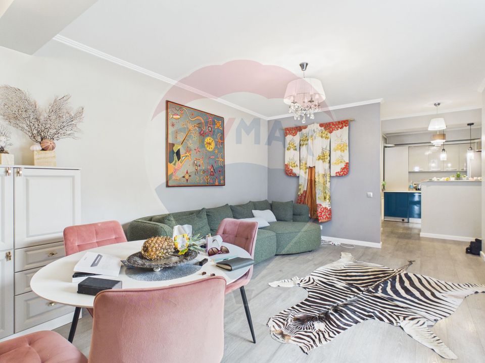 Apartament 2 camere | 61 mp | Bucurestii Noi | Mobilat Rovere