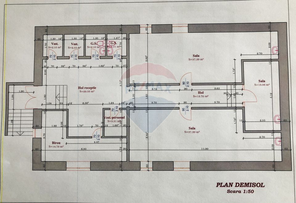 Închiriere spațiu demisol in fosta clinica Polimed