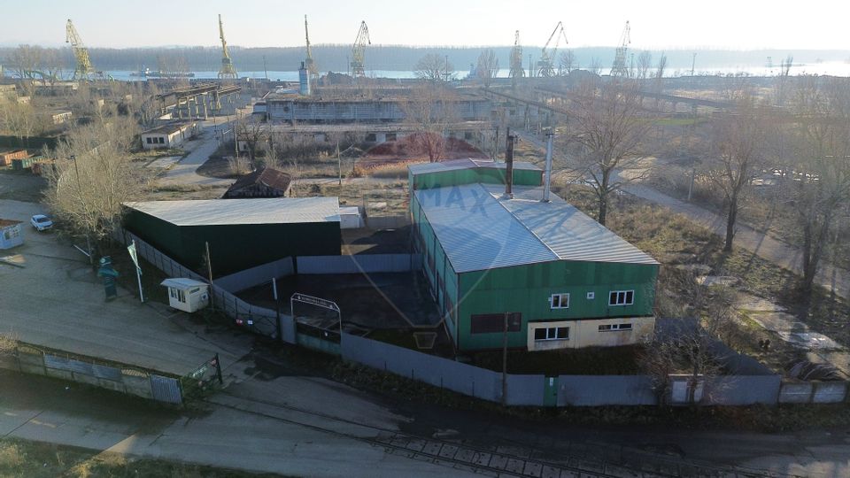 Hală industrială în Port, echipată complet incinerare deșeuri Galati