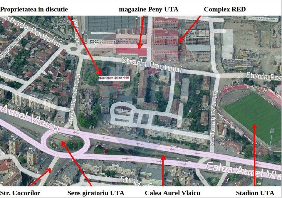 Spațiu comercial de închiriat 31 mp zona Uta Arad