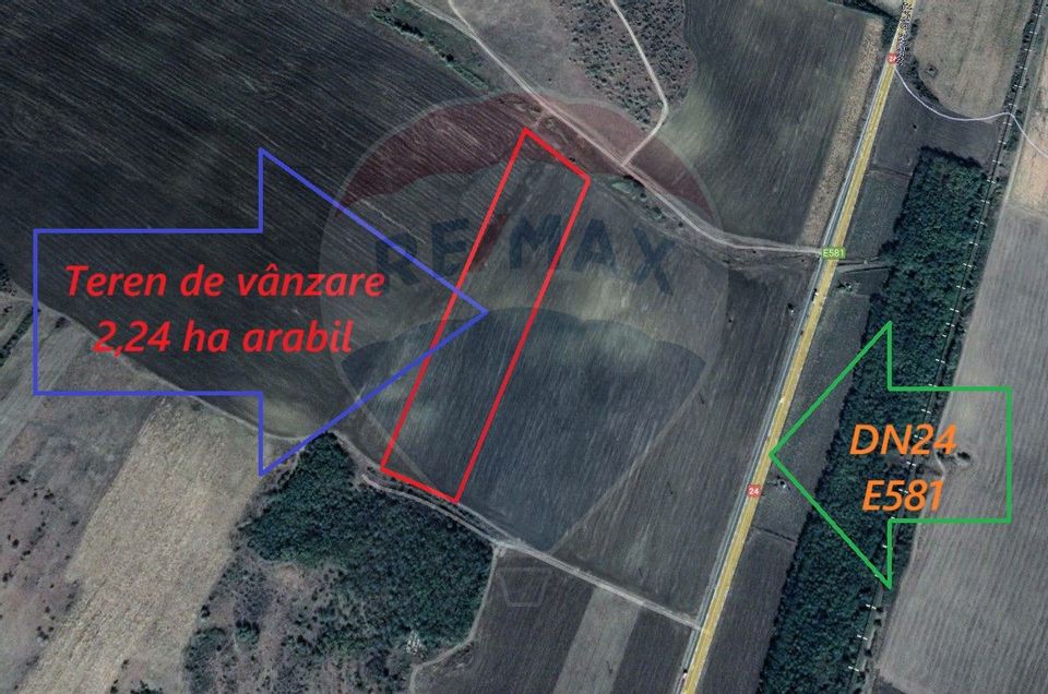 Land 22,400sqm Tutova / DN E581