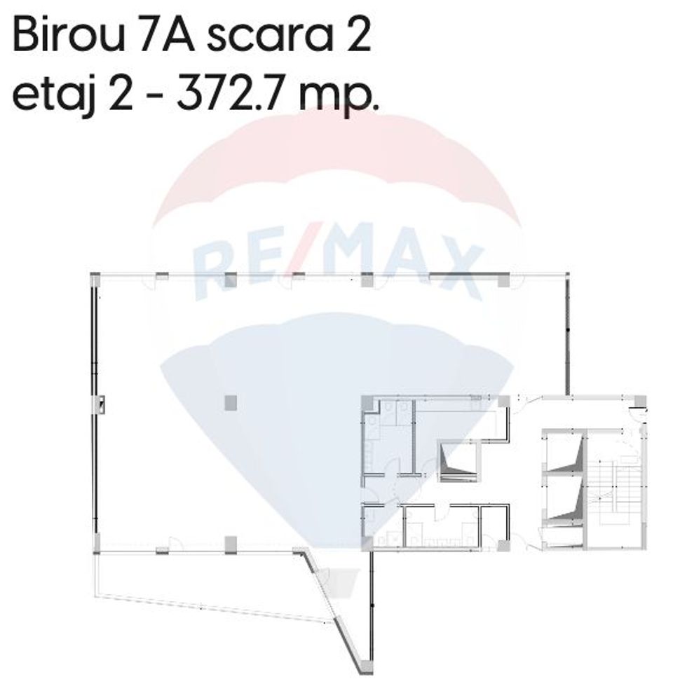 Spațiu de birouri de 342.7 mp de vânzare în zona Manastur