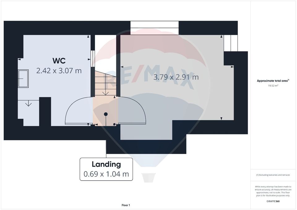 Spațiu comercial cu trafic intens Centru Civic 340 mp