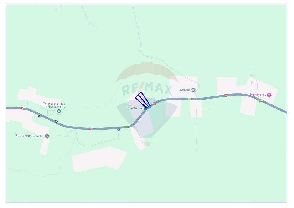 Land 6,694sqm Hidiselu de Sus / Strada Principala