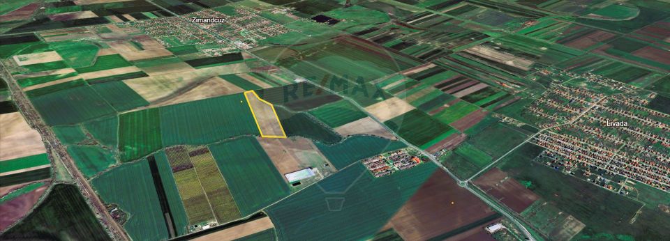 Teren Extravilan – 6,59 ha între Cartierul Verde și Zimandcuz