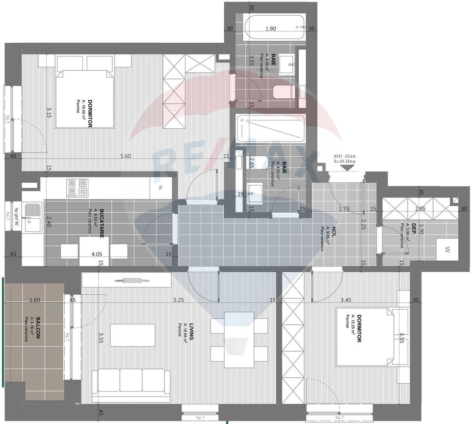Apartament  3 camere Avantgarden Coresi