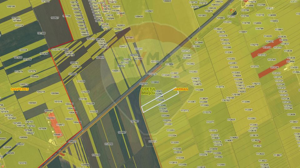 Teren - proiect aprobat pentru Parc Fotovoltaic 2 MW | Hărman, jud. BV