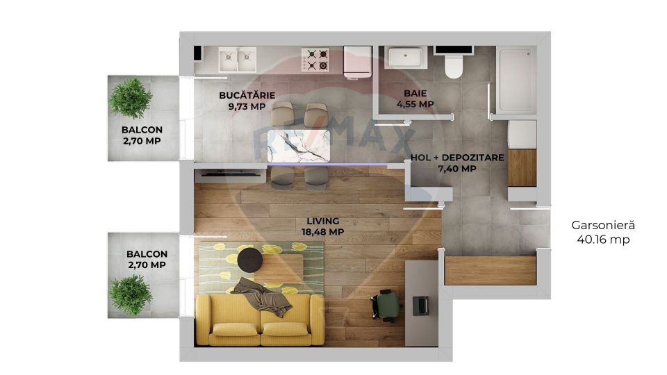 Garsonieră Maurer Avantgarden 3 – Faza V - Comision 0%